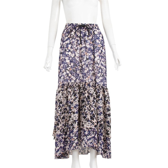 ME+EM Dresses & Skirts - ME+EM Floral Chiffon Tiered Midi Skirt \\ 14